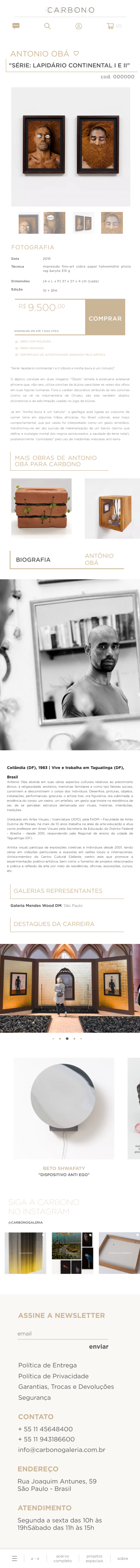 Product page mobile