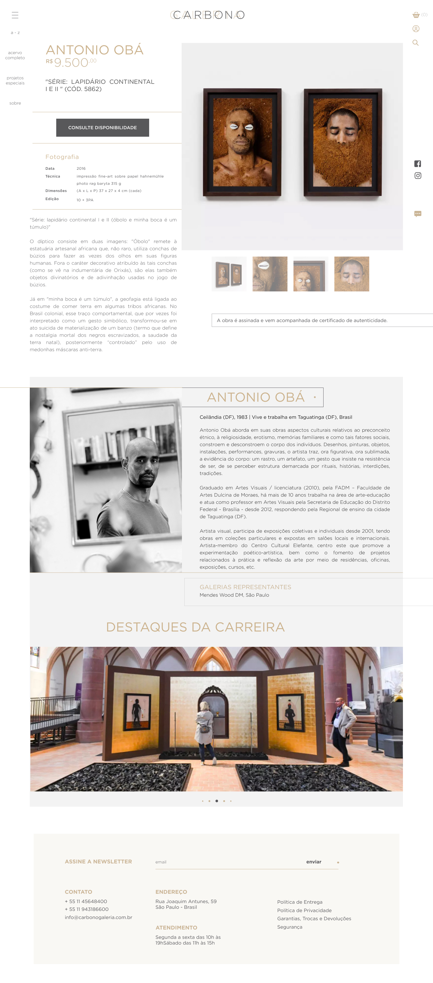 Redesigned product page